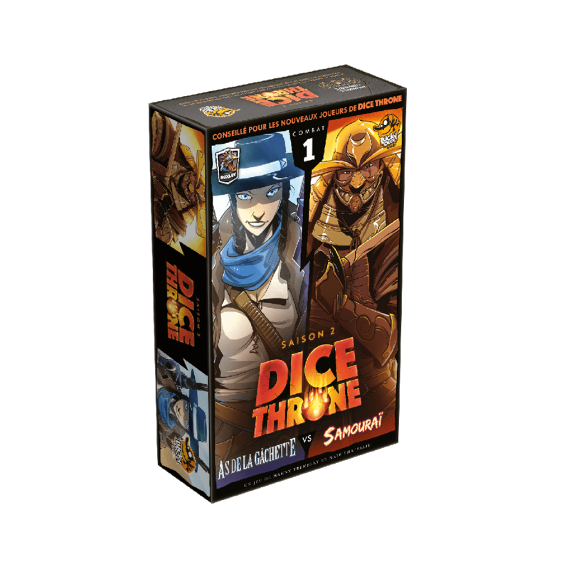 Lucky Duck  Games Dice Throne Saison 2 As de la Gachette VS Samouraï (FR)