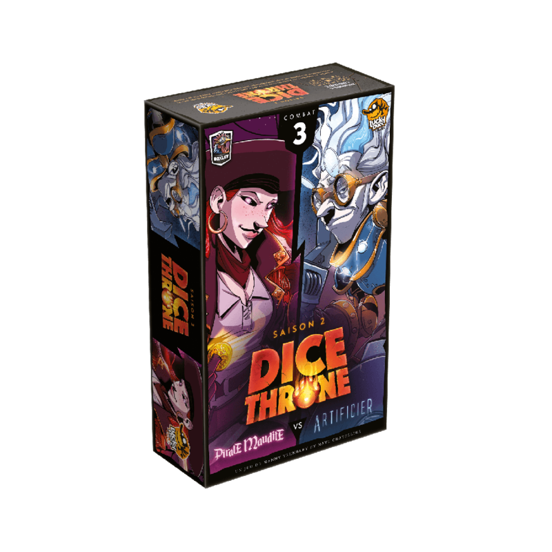 Lucky Duck  Games Dice Throne Saison 2 Artificier VS Pirate (FR)
