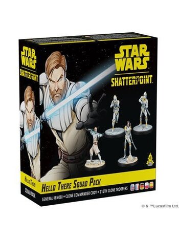 Atomic Mass Game Star Wars Shatterpoint - Hello There General Obi Wan Kenobi Squad Pack