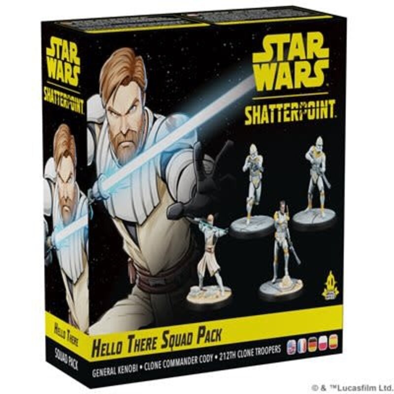 Atomic Mass Game Star Wars Shatterpoint - Hello There General Obi Wan Kenobi Squad Pack
