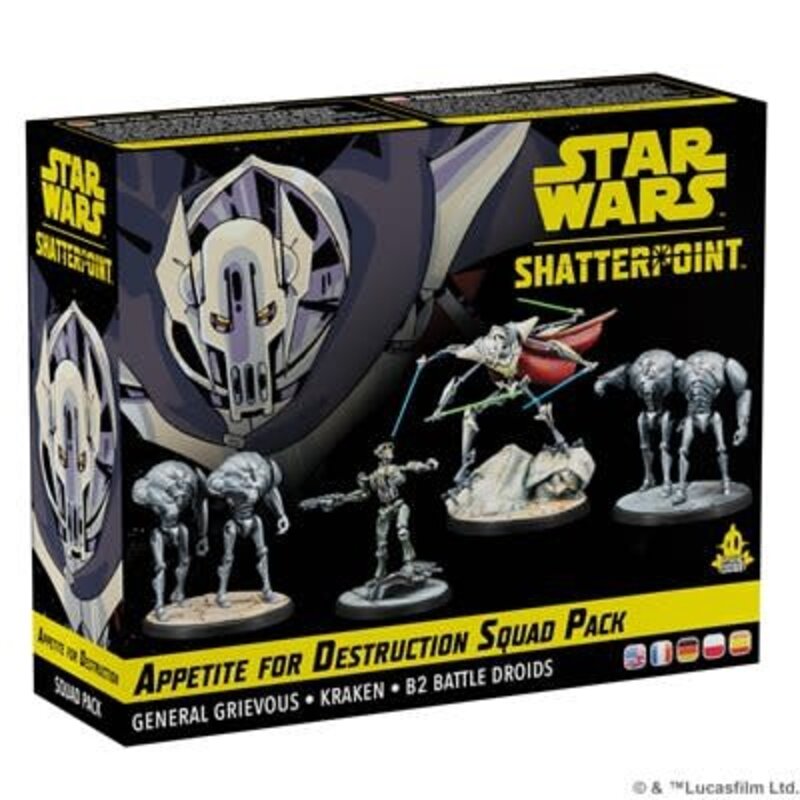Atomic Mass Game Star Wars Shatterpoint - Appetite for Destruction General Grievious Squad