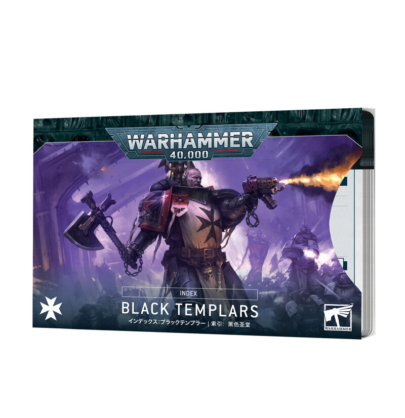 Warhammer 40K Index Cards - Black Templar (ENG)
