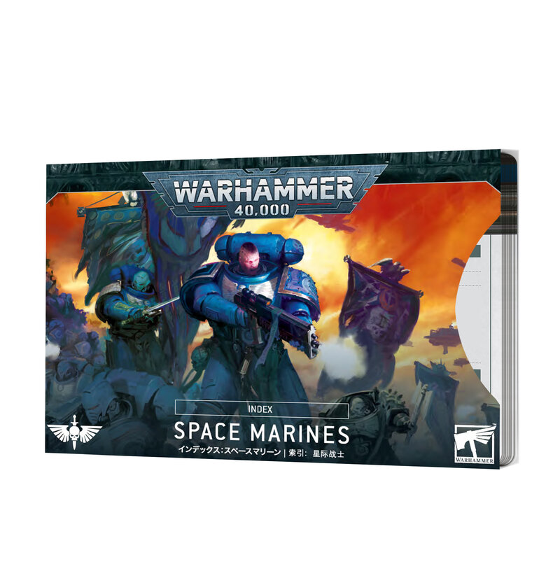 Warhammer 40K Index Cards - Space Marine ENG