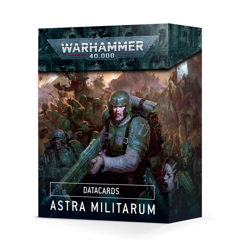 Warhammer 40K Datacards Astra Militarum ENG
