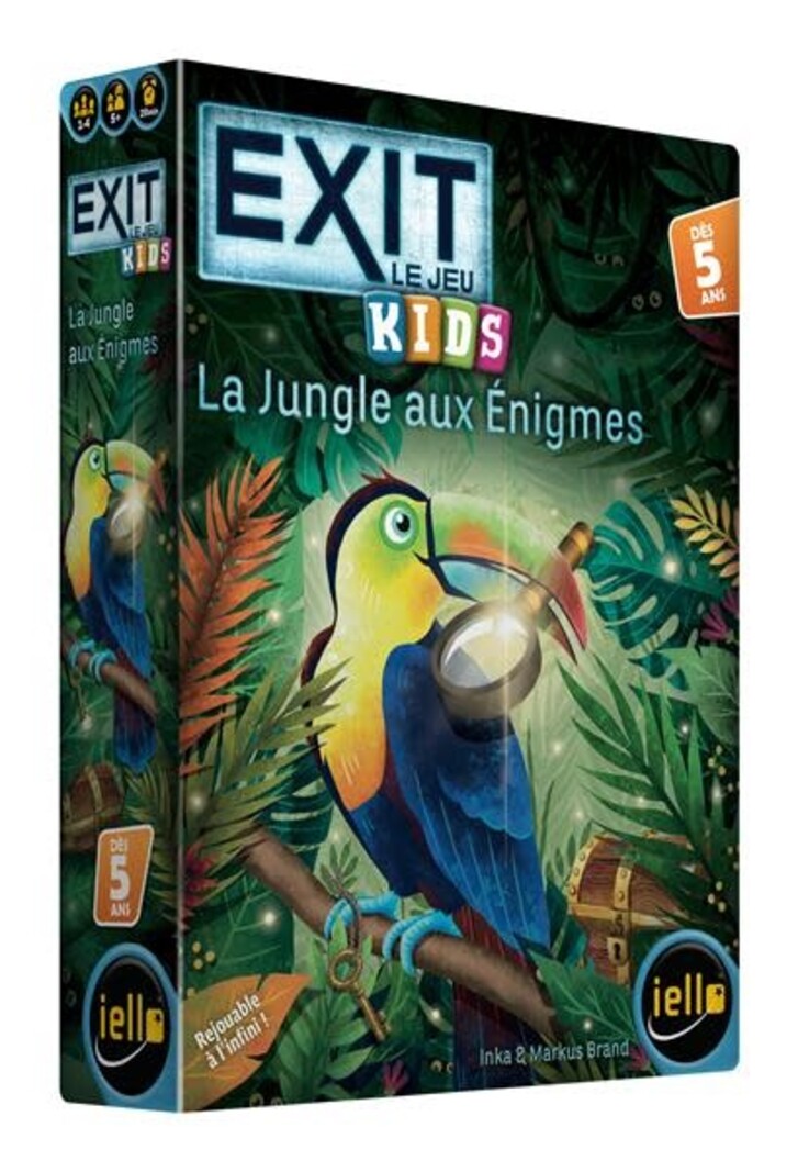Iello Exit Kids - La Jungle aux Énigmes (FR)