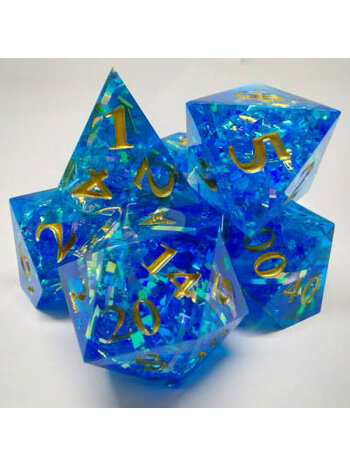 Désirable Games Dés Acérés Glaçons Prismatique Bleu