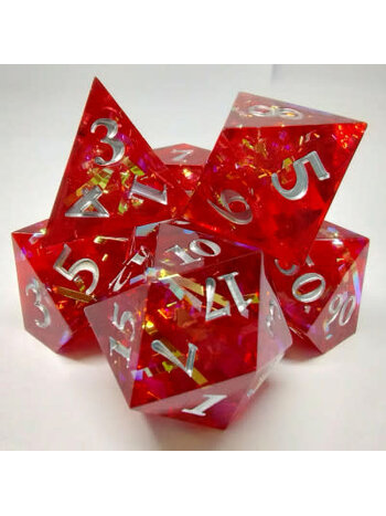Désirable Games Red Prismatic Icicle Sharp Dice