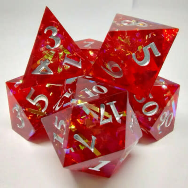 Désirable Games Red Prismatic Icicle Sharp Dice