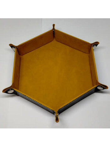 Désirable Games Mustard Hexagonal Dice Tray