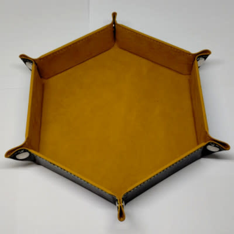 Désirable Games Mustard Hexagonal Dice Tray