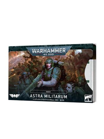 Warhammer 40K Index Cards Astra Militarum FR