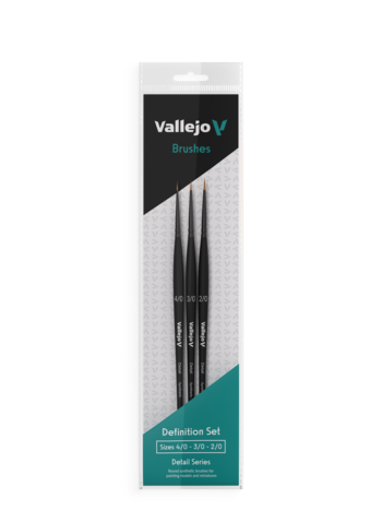 Vallejo Synthetic Brush Definition Set
