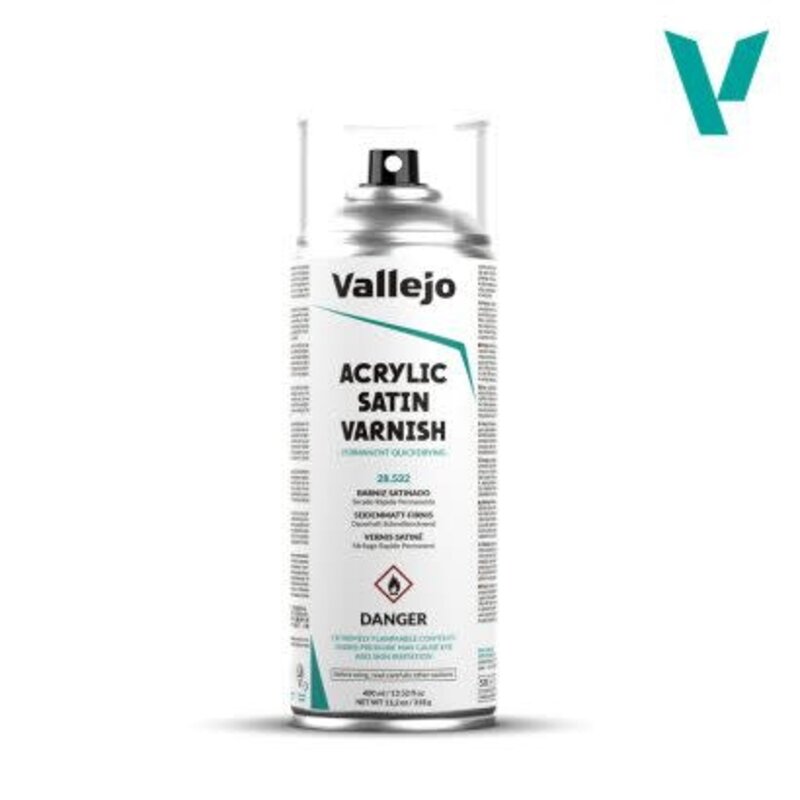 Vallejo Vallejo Hobby Spray - Aerosol Satin Varnish