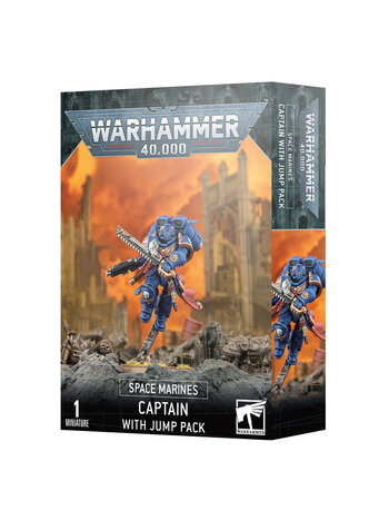 Warhammer 40K Space Marines - Captain with Jump Pack