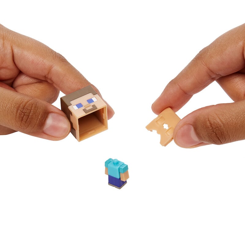 Mattel Minecraft-Mini Figurine à tête mobile