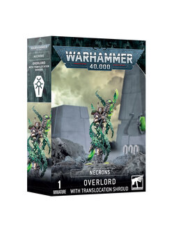 Warhammer 40K Necrons - Overlord With Translocation Shroud