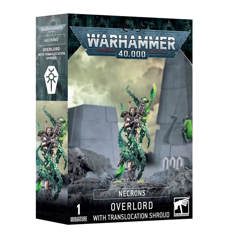 Warhammer 40K Necrons - Overlord With Translocation Shroud