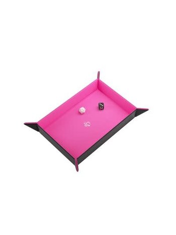 Gamegenic Gamegenic - Dice Tray Magnétique Rectangulaire Noir/Rose