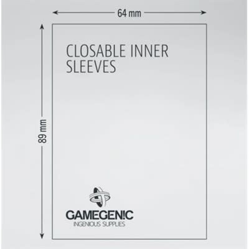 Gamegenic Gamegenic - Closable Inner Sleeves (100)