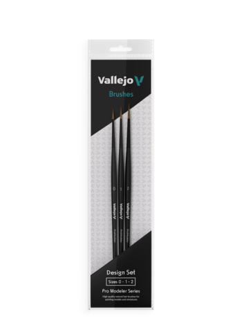 Vallejo Vallejo - Design Brush Set Natural Hair