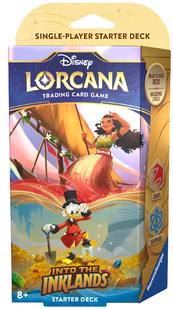 Lorcana Disney Lorcana - Into the Inklands Starter Deck Moana / Picsou (ENG)