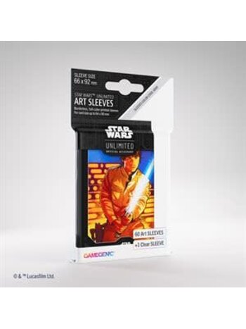 Gamegenic Star Wars Unlimited Art Sleeves Luke Skywalker  (Preorder)