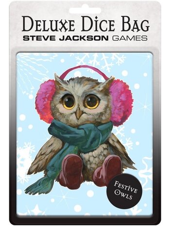 Steve Jackson games Dice Bag - Festive Owl