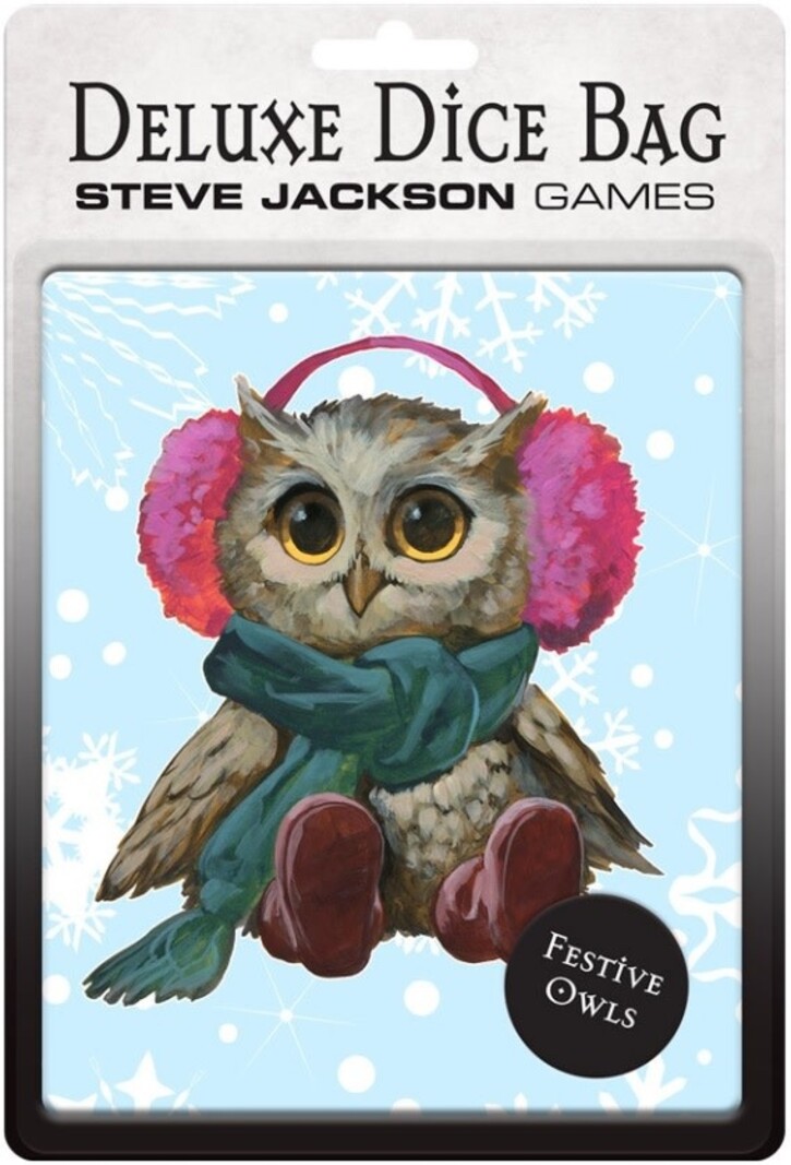 Steve Jackson games Dice Bag - Festive Owl