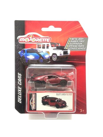 Majorette Majorette - Voiture Collector De Luxe - Bugatti Chiron Pur Sport Rouge