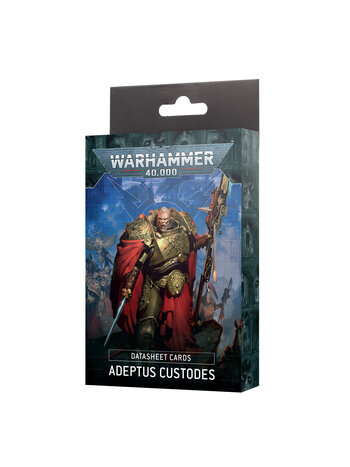 Warhammer 40K Adeptus Custodes - Datasheet Cards (ENG)