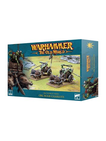 Warhammer The Old World Orc & Goblin Tribes - Orc Boar Chariots