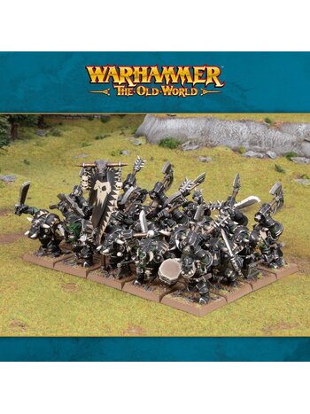 Warhammer The Old World Orc & Goblin Tribes - Black Orc Mob