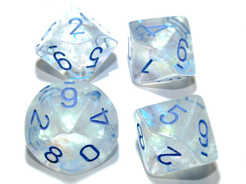 Chessex Borealis 10D10 Icicle/Light Blue Luminary