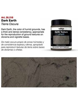 Vallejo Vallejo - Dark Earth 200 ml