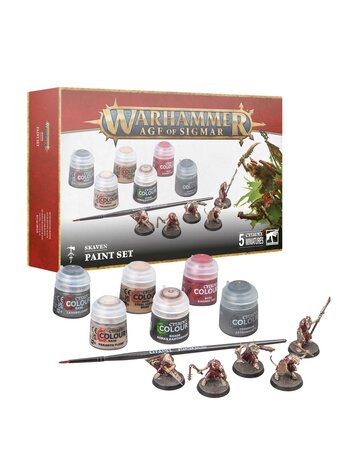 Age of Sigmar Age of Sigmar - Skaven + Paint Set