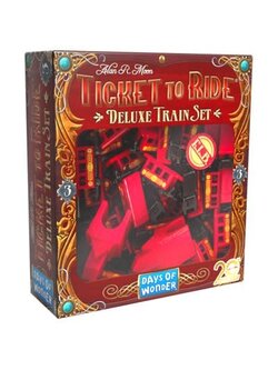 Days Of Wonder Ticket to Ride Deluxe Train Set #3 Red