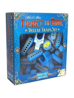 Days Of Wonder Ticket To Ride Deluxe Train Set #6 Blue