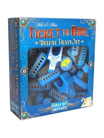 Days Of Wonder Aventuriers du Rail Ensemble de Trains Deluxe #6 Bleu