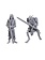 Wizkids D&D Nolzur's Marvelous Unpainted Miniatures: Limited Edition 50th Anniversary: Skeleton Knights