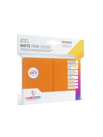 Gamegenic Gamegenic - Matte Prime Sleeves - Orange