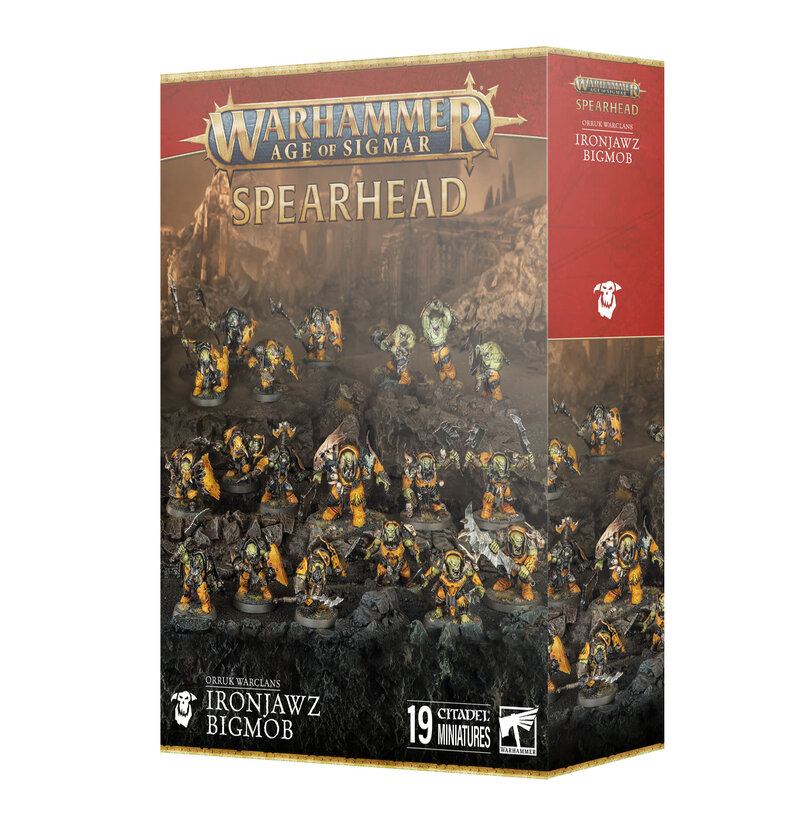 Age of Sigmar Spearhead - Orruk Warclans Ironjawz Bigmob