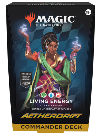 Wizard Of The Coast Aetherdrift Commander Deck - Living Energy (ENG)
