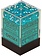Chessex Set 36 D6 Translucent Teal/White