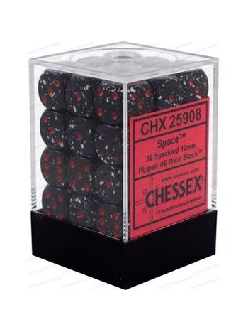 Chessex Set 36 D6 12mm Speckled Space