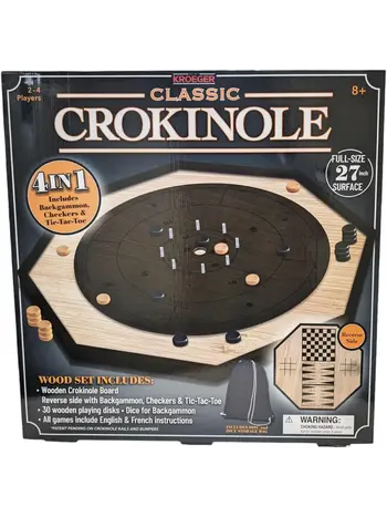 Kroeger Crokinole 4 en 1 (ML)