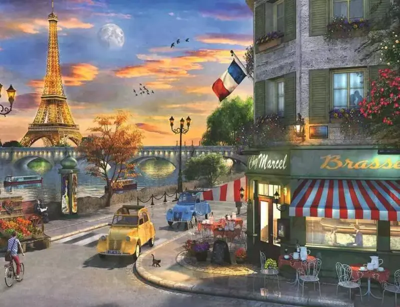 Ravensburger Coucher de Soleil à Paris (2000 PC)