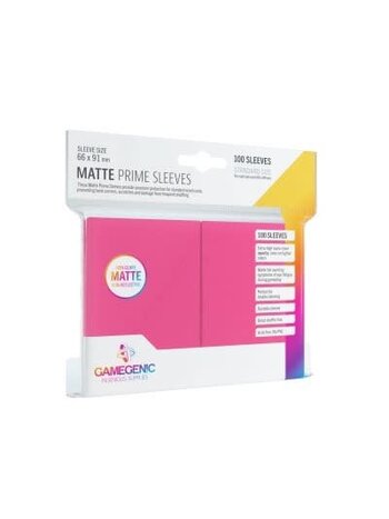 Gamegenic Gamegenic -Matte Prime Sleeves - Pink