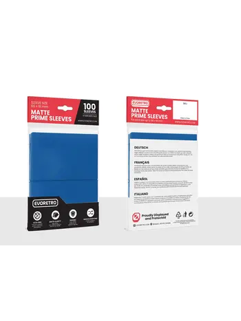 evoretro Prime Sleeves Evoretro Bleu (100)