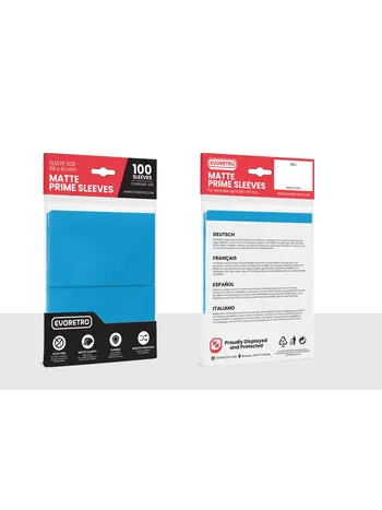 evoretro Prime Sleeves Evoretro - Bleu Pâle (100)