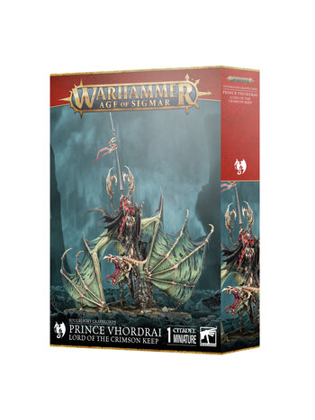 Age of Sigmar Soulblight Gravelords - Prince Vhordai Lord of the Crimson Keep